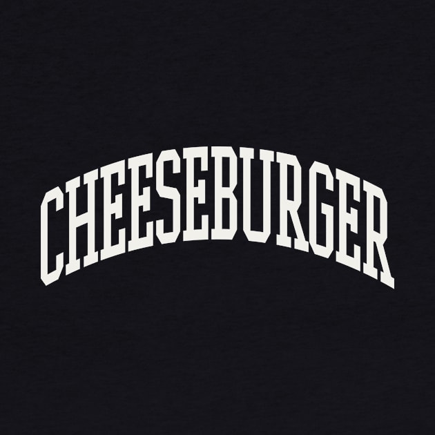 Cheeseburger Lover Type Text Cheeseburger Hawaiian by PodDesignShop